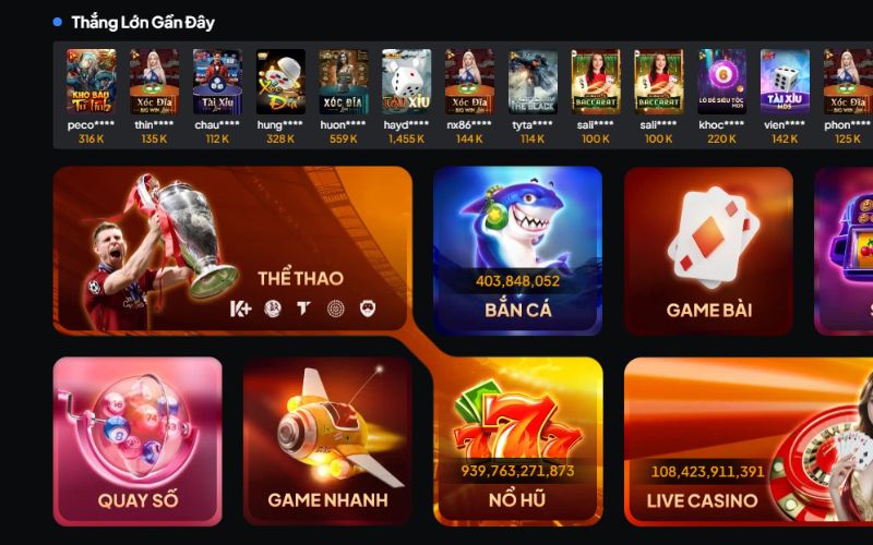 Thiết kế giao diện Bayclub phong cách hiện đại