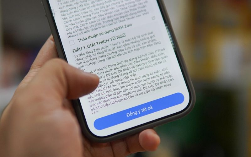 Trang điều kiện và điều khoản hiển thị trên website nhà cái