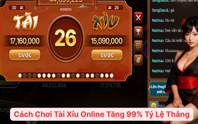Bảng lịch sử kết quả Tài Xỉu trên màn hình điện thoại