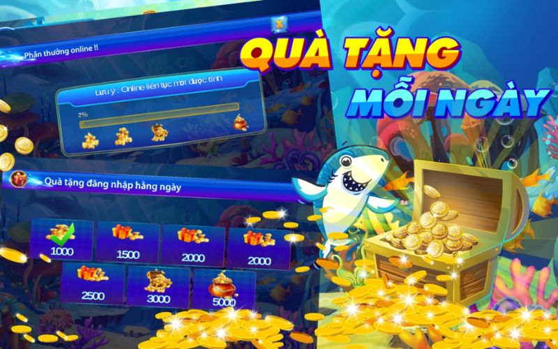 Hệ thống vũ khí và phần thưởng trong Vua bắn cá